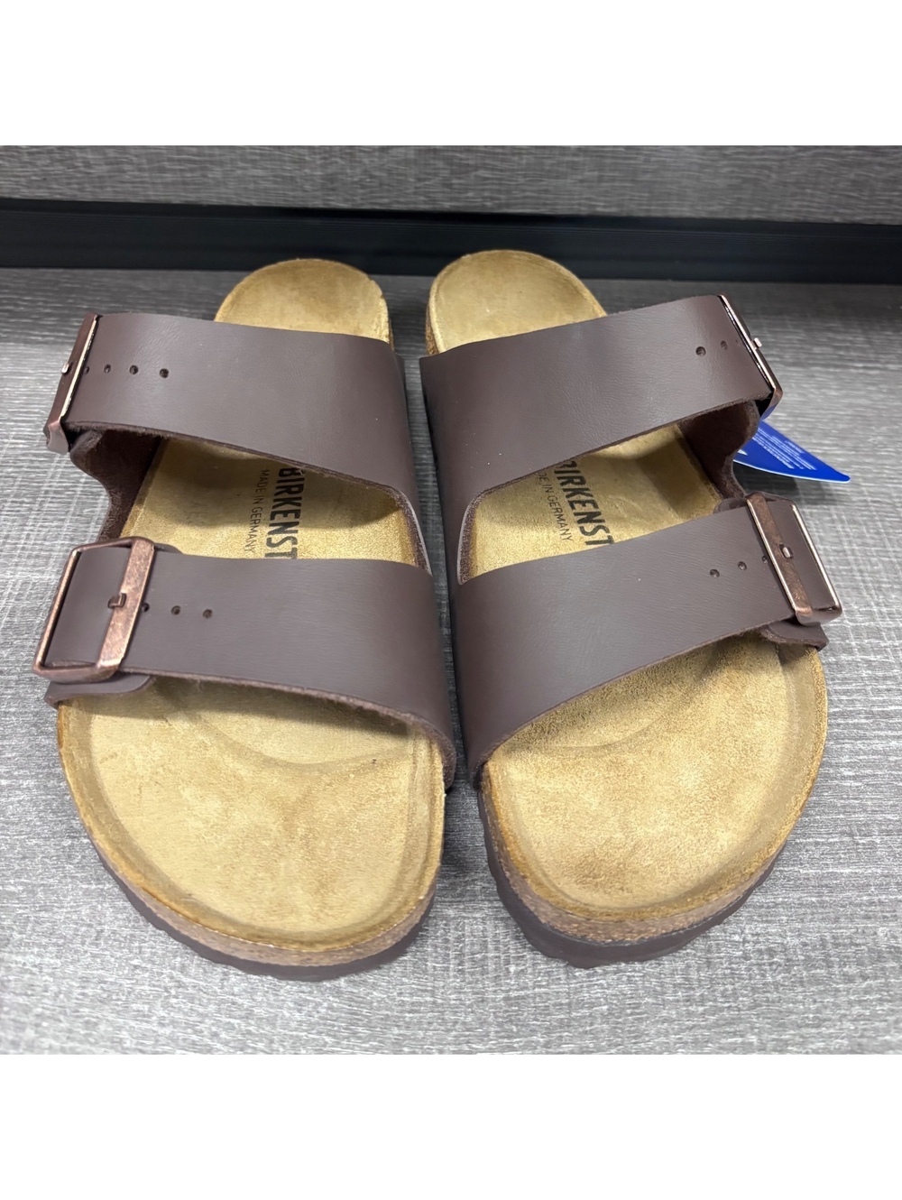 Women's Birkenstock Arizona Soft Footbed Sandals (Brown) - US Size 7/EU Size 38